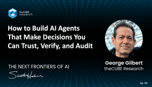 Next Frontiers of AI podcast on decision-grade AI agents.