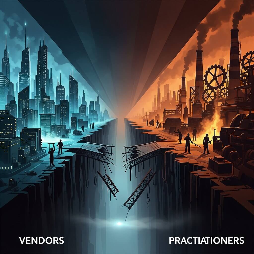 security vendors and practitioners divided over product features and outcomes