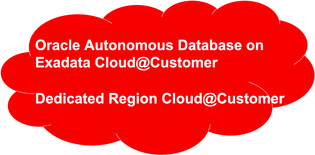 Oracle Cloud@Customer Image