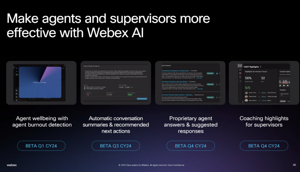 Webex Contact Center Agent Wellness Focus