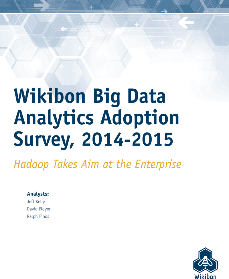 Wikibon Big Data Analytics Adoption Survey, 2014-2015 