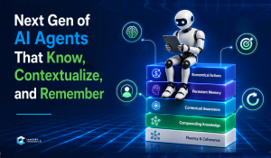 Cover page for the Next Gen AI Agents that know, contextualize, and remember research paper.