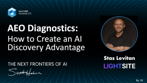 Next Frontiers of AI podcast - AEO Diagnostics, how to create an AI discover advantage.